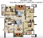 Prestige Kenilworth (3BHK+4T (3,503 sq ft) + Servant Room 3503 sq ft)