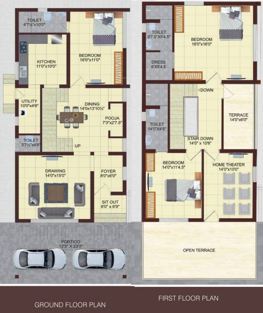 Brahmha Bauhinia Villas (3BHK+4T (2,600 sq ft) + Pooja Room 2600 sq ft)