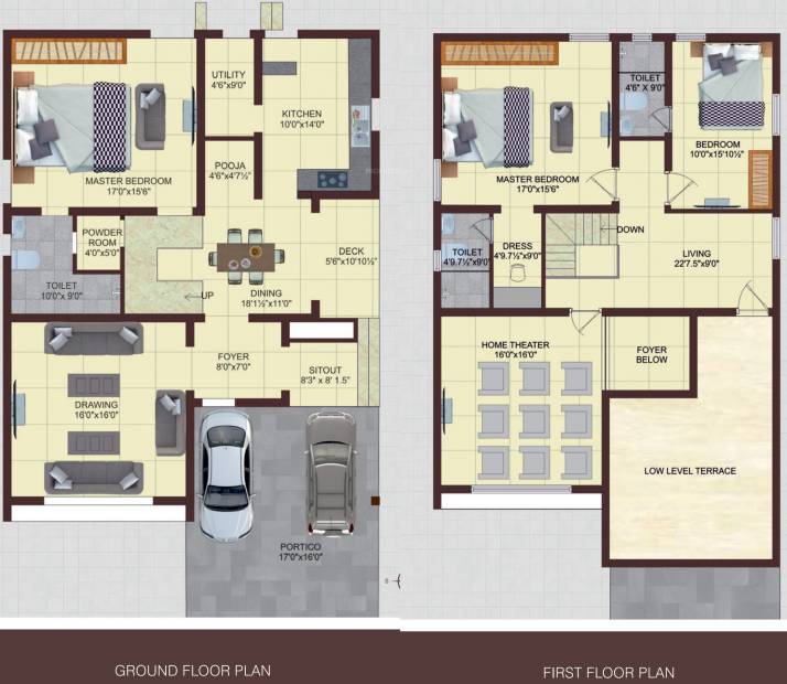 Brahmha Bauhinia Villas (3BHK+4T (3,100 sq ft) + Pooja Room 3100 sq ft)