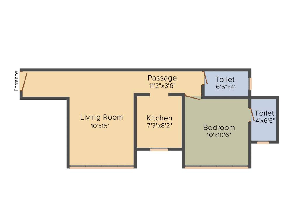 Manthan Acropolis (1BHK+2T (722 sq ft) 722 sq ft) Manthan Acropolis (1BHK+2T (722 sq ft) 722 sq ft)