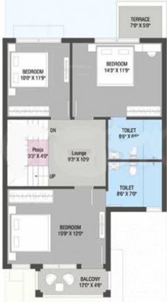  shri-shaligram-villa Floor Plan First Floor Plan