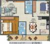 Estella Maple Square A (2BHK+2T (1,147 sq ft) 1147 sq ft)