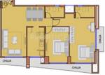 Rubberwala Fuego (2BHK+2T (1,115 sq ft) 1115 sq ft)