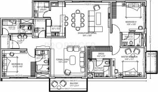 Century Ethos (3BHK+3T (2,930 sq ft) + Servant Room 2930 sq ft) Century Ethos (3BHK+3T (2,930 sq ft) + Servant Room 2930 sq ft)