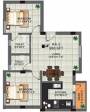 Kosalram Adonia (2BHK+2T (950 sq ft) 950 sq ft) Kosalram Adonia (2BHK+2T (950 sq ft) 950 sq ft)