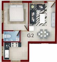 Aurris Armonia (1BHK+1T (538 sq ft) 538 sq ft) Aurris Armonia (1BHK+1T (538 sq ft) 538 sq ft)