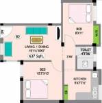 Madhuri Foundation Govindam Garden (2BHK+1T (637 sq ft) 637 sq ft) Madhuri Foundation Govindam Garden (2BHK+1T (637 sq ft) 637 sq ft)