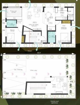 Trowellers Dreamer Dwells (2BHK+2T (1,940 sq ft) 1940 sq ft)