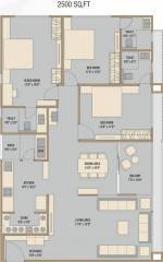 Excel Aagam Apartments (3BHK+3T (2,500 sq ft) 2500 sq ft)