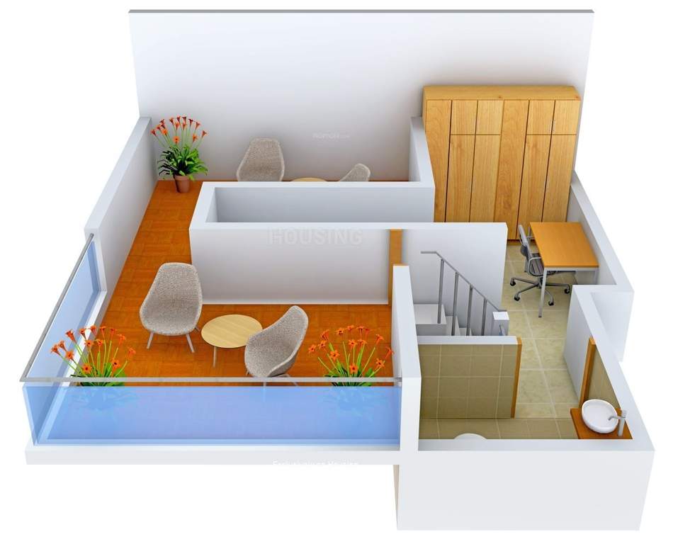 Building Lotus Villa (2BHK+3T (1,000 sq ft) + Study Room 1000 sq ft)