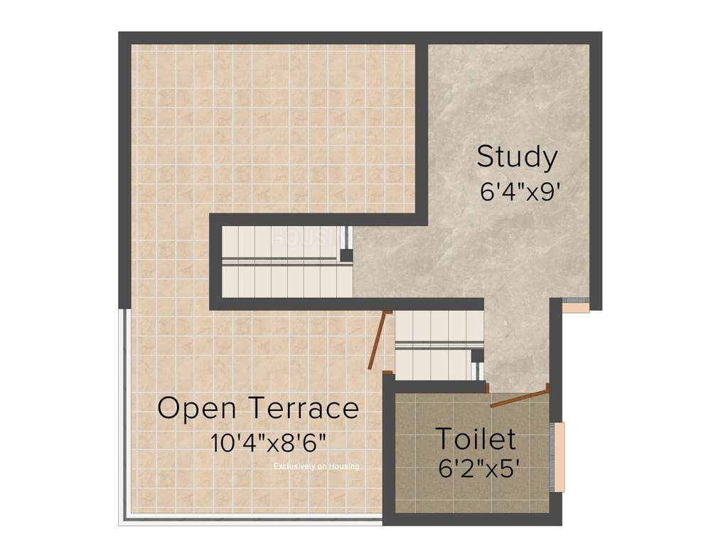 Building Lotus Villa (2BHK+3T (1,000 sq ft) + Study Room 1000 sq ft)
