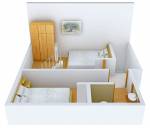 Building Lotus Villa (2BHK+3T (1,000 sq ft) + Study Room 1000 sq ft) Building Lotus Villa (2BHK+3T (1,000 sq ft) + Study Room 1000 sq ft)