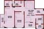 Floor Plan (2BHK+2T (1,225 sq ft) 1225 sq ft) Archana Projects Little Floor Plan (2BHK+2T (1,225 sq ft) 1225 sq ft)