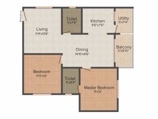 LNS Pride (2BHK+2T (1,095 sq ft) 1095 sq ft) LNS Pride (2BHK+2T (1,095 sq ft) 1095 sq ft)