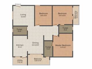 LNS Pride (3BHK+3T (1,455 sq ft) 1455 sq ft) LNS Pride (3BHK+3T (1,455 sq ft) 1455 sq ft)