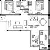 HPK Star Property Developer Promenade (2BHK+2T (820 sq ft) 820 sq ft)