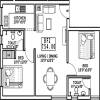 HPK Star Property Developer Promenade (2BHK+2T (754 sq ft) 754 sq ft)