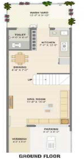  villa Floor Plan Ground Floor Plan