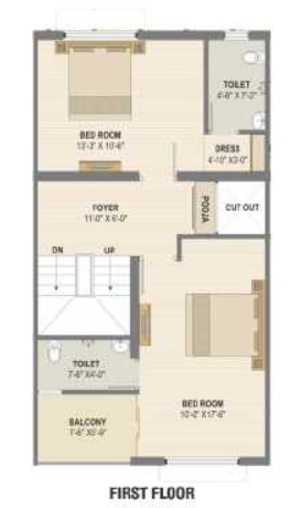  villa Floor Plan First Floor Plan