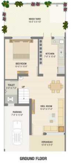  villa Floor Plan Ground Floor Plan