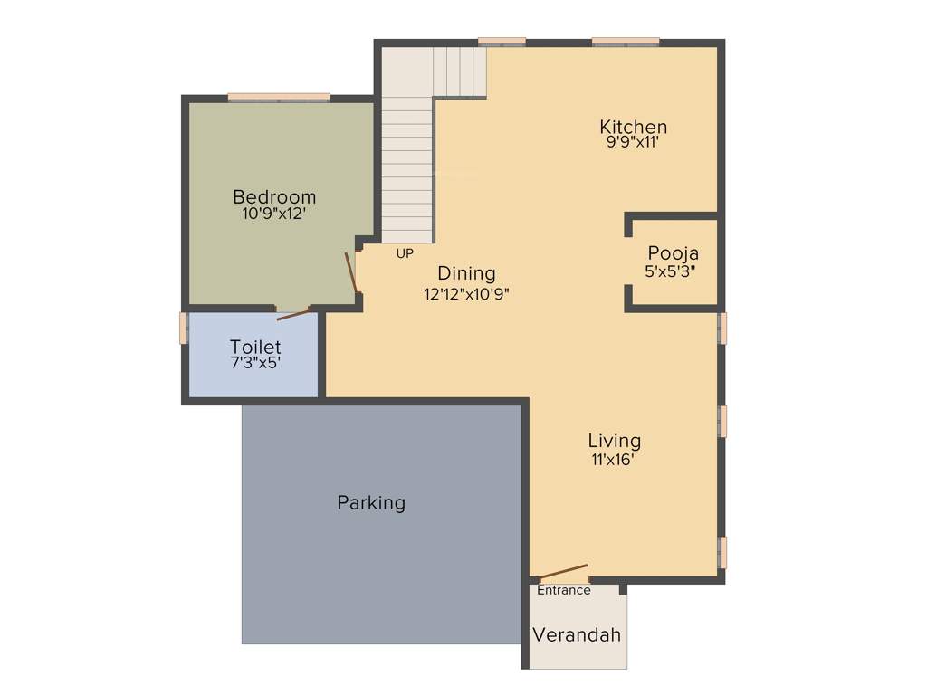 KE Palm County (4BHK+4T (2,700 sq ft) + Pooja Room 2700 sq ft)