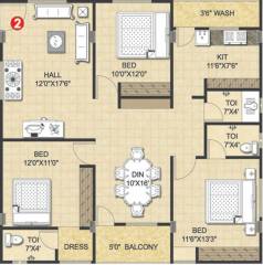 Umas Developers Sukruthi Mansion (3BHK+3T (1,500 sq ft) 1500 sq ft) Umas Developers Sukruthi Mansion (3BHK+3T (1,500 sq ft) 1500 sq ft)