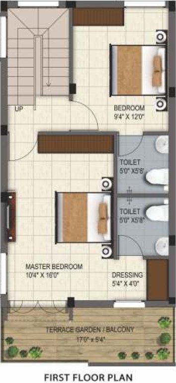 Altitude Infrastructure Vinayaka (3BHK+3T (1,250 sq ft) 1250 sq ft)