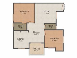 Shirdi Whitefield Grand (2BHK+2T (1,031 sq ft) 1031 sq ft) Shirdi Whitefield Grand (2BHK+2T (1,031 sq ft) 1031 sq ft)