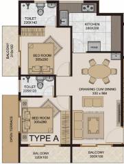 Group Prayag (2BHK+2T (935 sq ft) 935 sq ft)