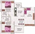 Surana Saffron Avenue (2BHK+2T (1,206 sq ft) 1206 sq ft) Surana Saffron Avenue (2BHK+2T (1,206 sq ft) 1206 sq ft)