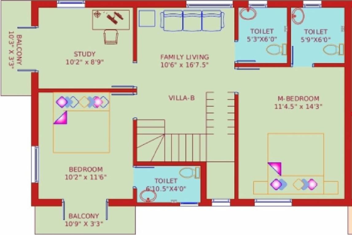 Empire Jewels (3BHK+4T (1,590 sq ft) + Study Room 1590 sq ft) Empire Jewels (3BHK+4T (1,590 sq ft) + Study Room 1590 sq ft)