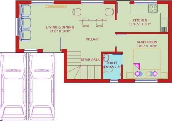 Empire Jewels (3BHK+4T (1,590 sq ft) + Study Room 1590 sq ft)