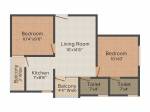 Radhika Aman (2BHK+2T (810 sq ft) 810 sq ft) Radhika Aman (2BHK+2T (810 sq ft) 810 sq ft)