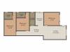 Radhika Shanti Planet (3BHK+3T (1,320 sq ft) 1320 sq ft)