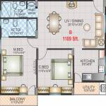 Golden Telecom Enclave (2BHK+2T (1,109 sq ft) 1109 sq ft) Golden Telecom Enclave (2BHK+2T (1,109 sq ft) 1109 sq ft)