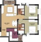 Unitech The Gateway (2BHK+2T (977 sq ft) 977 sq ft)