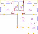 Brownstone Shivalaya (2BHK+2T (1,000 sq ft) 1000 sq ft)