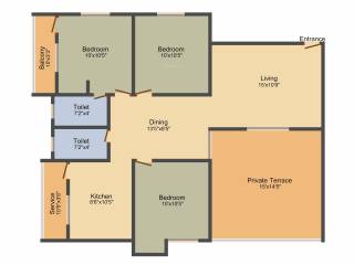 Jeni Joel Palace (3BHK+2T (1,132 sq ft) 1132 sq ft) Jeni Joel Palace (3BHK+2T (1,132 sq ft) 1132 sq ft)