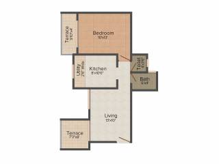 JJ Starcity (1BHK+1T (643 sq ft) 643 sq ft) JJ Starcity (1BHK+1T (643 sq ft) 643 sq ft)