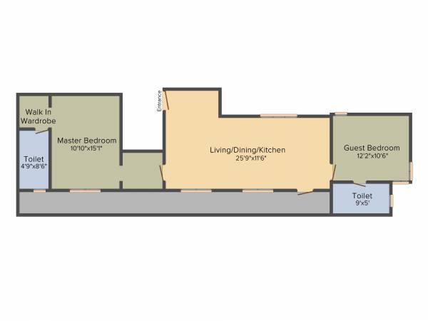 Deccan Vista (2BHK+2T (1,270 sq ft) 1270 sq ft)