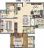 Kolte Patil iTowers Exente (2BHK+2T (1,229 sq ft) 1229 sq ft)
