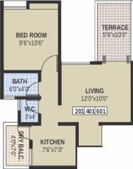 Venkatesh Nandanwan (1BHK+1T (570 sq ft) 570 sq ft)