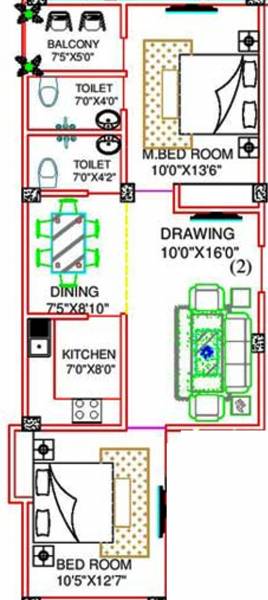 Surya Nestbuild Limited (2BHK+2T (940 sq ft) 940 sq ft)