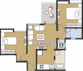 Venkatesh Nandanwan (1BHK+1T (760 sq ft) + Study Room 760 sq ft)