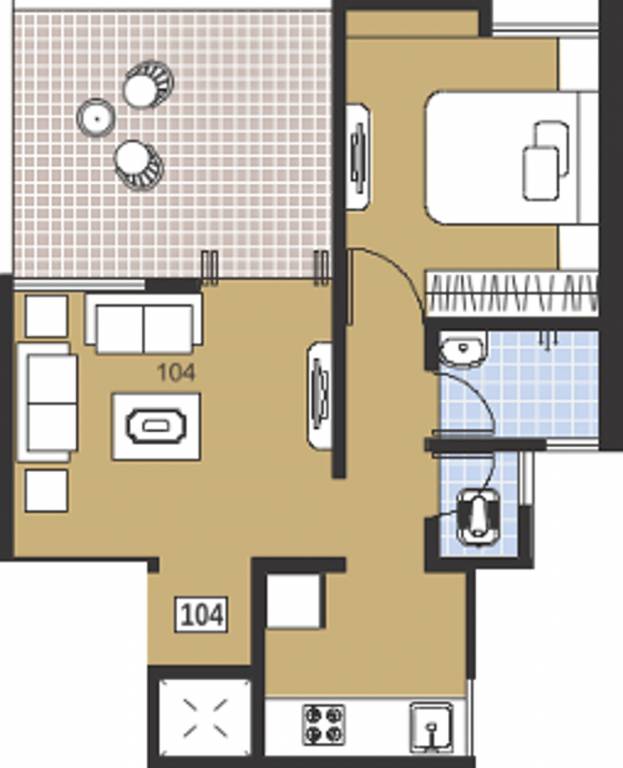 Venkatesh Nandanwan (1BHK+1T (655 sq ft) 655 sq ft)