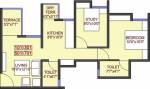 Shreyas Happy Homes (1BHK+2T (749 sq ft) + Study Room 749 sq ft)