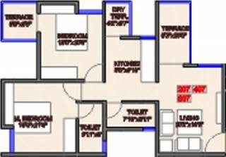 Shreyas Happy Homes (2BHK+2T (885 sq ft) 885 sq ft) Shreyas Happy Homes (2BHK+2T (885 sq ft) 885 sq ft)