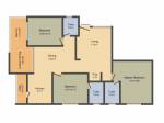 Evantha Unnathi (3BHK+3T (1,650 sq ft) + Pooja Room 1650 sq ft)
