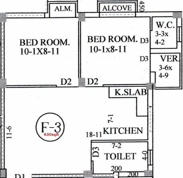 Swastik Adhir Bina Apartment (2BHK+1T (630 sq ft) 630 sq ft) Swastik Adhir Bina Apartment (2BHK+1T (630 sq ft) 630 sq ft)