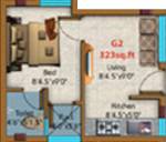KE Shakthi Enclave (1BHK+1T (323 sq ft) 323 sq ft)